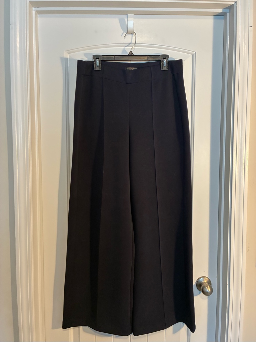 Wide Leg Navy Dress Pants